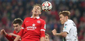 Der FSV Mainz 05 und Borussia Mönchengladbach lieferten sich einen packenden Fight FSV Mainz 05, Borussia Mönchengladbach