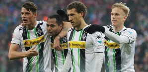 Raffael (2.v.r.) und die Borussia dürfen jubeln Raffael