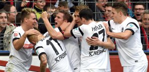 Der SC Freiburg konnt gegen Augsburg einen wichtigen Sieg einfahren SC Freiburg
