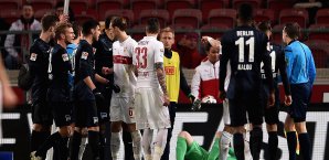 Der VfB Stuttgart und Hertha BSC trennten sich in einem umkämpften Spiel torlos VfB Stuttgart, Hertha BSC