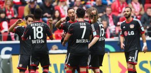 Heung-Min Son brachte Leverkusen in der ersten Hälfte in Führung Heung-Min Son