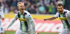 Oscar Wendt erzielte schon nach 28 Sekunden den Führungstreffer für Gladbach Oscar Wendt