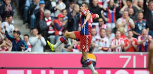 Robert Lewandowski erzielte gegen Frankfurt einen Doppelpack Robert Lewandowski