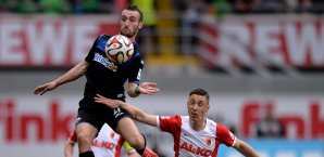 Der SC Paderborn und der FC Augsburg lieferten sich ein enges Match SC Paderborn, FC Augsburg