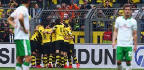 BVB jubelt, Werder schaut machtlos aus der Wäsche Bundesliga