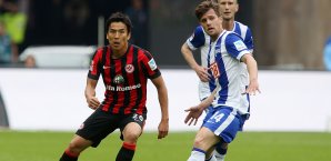 Die Partie zwischen der Hertha und Eintrach Frankfurt endete torlos Hertha