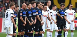 Niemand hat die Absicht, eine Mauer zu errichten - doch, die Sportclubs aus Paderborn und Freiburg schon SC Freiburg