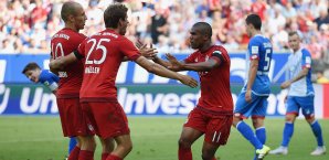 Der FC Bayern bejubelt den zwischenzeitlichen Ausgleich Bayern