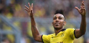 Pierre-Emerick Aubameyang ragte beim Sieg gegen Gladbach heraus Pierre-Emerick Aubameyang