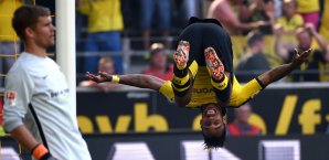 Aubameyang erzielte das zwischenzeitliche 2:0 für den BVB Pierre-Emerick Aubameyang