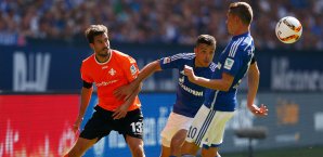Schalke 04 und der SV Darmstadt lieferten sich ein enges Match Schalke 04, SV Darmstadt