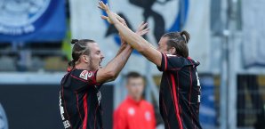 Der Treffer von Alex Meier reichte nicht zum Sieg Alex Meier