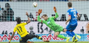 Pierre-Emerick Aubameyang schoss das Tor zum 1:1-Ausgleich Borussia Dortmund