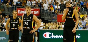 Dirk Nowitzki (r.) kritisierte Daniel Theis Dirk Nowitzki