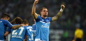 Pierre-Michel Lasogga führte den HSV per Doppeloack zum Sieg gegen die Fohlen Pierre-Michel Lasogga