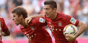 Lewandowski und Müller sorgten für den späten Erfolg Robert Lewandowski