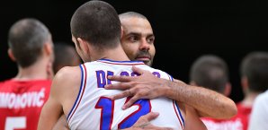 Tony Parker und Frankreich sicherten sich die Bronzemedaille Tony Parker