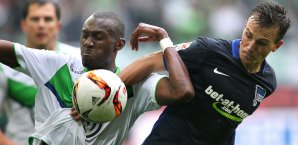 Die Wölfe konnten sich knapp gegen Hertha durchsetzen Wolfsburg