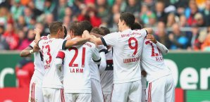 Ein Treffer reichte den Bayern für drei Punkte an der Weser Bayern