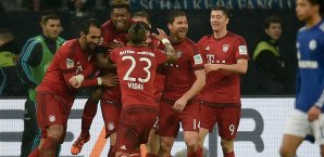 Die Bayern jubelten am Ende - auch wenn nicht alles nach Plan lief FC Bayern