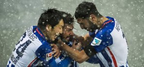 Dank einem Eigentor konnten die Berliner auch gegen Hoffenheim jubeln Hertha BSC