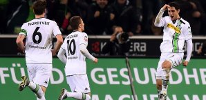 Lars Stindl (r.) und Havard Nordtveit drehten die Partie gegen Darmstadt Borussia Mönchengladbach