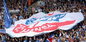 Im Mai 1991 feierten die Hansa-Fans das Hansa Rostock