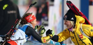 Dahlmeier und Gössner sind die Zugpferde des Damen-Biathlons Laura Dahlmeier, Miriam Gössner