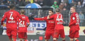 Nach Rückstand kam Bayer noch als Sieger ins Ziel Bayer 04 Leverkusen, SV Darmstadt 98