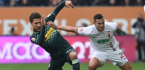 Der FC Augsburg und Borussia Mönchengladbach trennten sich unentschieden FC Augsburg, Borussia Mönchengladbach