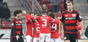 Der FSV Mainz setzte seine starke Serie gegen Bayer Leverkusen fort FSV Mainz