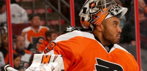 Ray Emery spielte in der NHL unter anderem für Chicago und Philadelphia Ray Emery,Philadelphia Flyers