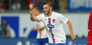 Robert Leipertz erzielte das späte 2:2 für Heidenheim Robert Leipertz