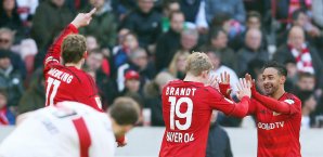 Julian Brandt hatte maßgeblichen Anteil am Sieg von Bayer Julian Brandt