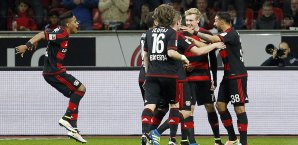 DIe Werkself feierte einen wichtigen Sieg im Kampf um die Champions League Bayer Leverkusen