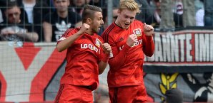 Julian Brandt erzielte das erste Tor für Bayer Julian Brandt