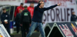 Ralf Rangnick muss mit dem Aufstieg noch etwas warten Ralf Rangnick