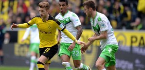 Marco Reus erzielte das zwischenzeitliche 3:0 für den BVB Wolfsburg, Dortmund