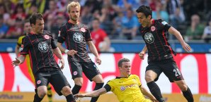 Die Eintracht zeigte ein solides Spiel gegen den BVB Borussia Dortmund, Eintracht Frankfurt