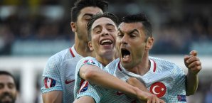 Burak Yilmaz brachte die Türkei auf die Siegerstraße Burak Yilmaz