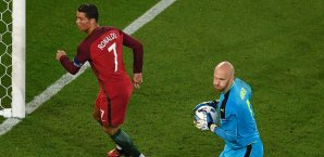 Cristiano Ronaldo hatte in Robert Almer seinen Meister gefunden Cristiano Ronaldo, Robert Almer