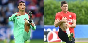 Cristiano Ronaldo und Robert Lewandowski bilden oft die Lebensversicherung ihrer Nationalmannschaft Cristiano Ronaldo, Robert Lewandowski