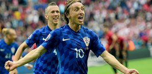 Luka Modric erzielte das Siegtor für Kroatien Luka Modric