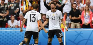 Mario Gomez erzielte die deutsche Führung Mario Gomez