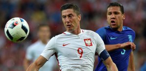Robert Lewandowski ist der absolute Star in der polnischen Mannschaft Robert Lewandowski