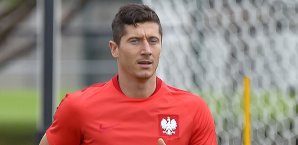 Robert Lewandowski ist bei der EM bislang noch ohne Torerfolg Robert Lewandowski