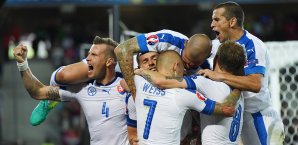 Die Slowakei feierte im zweiten Spiel den ersten Sieg Slowakei