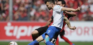 Denis Thomalla brachte Heidenheim kurz vor der Pause in Führung Denis Thomalla