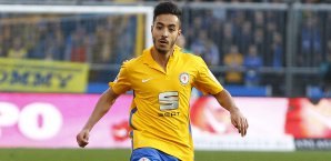 Salim Khelifi brachte Eintracht Braunschweig in Führung Salim Khelifi