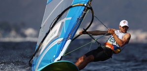 Toni Wilhelm holte den ersten Tagessieg für das deutsche Team Toni Wilhelm
